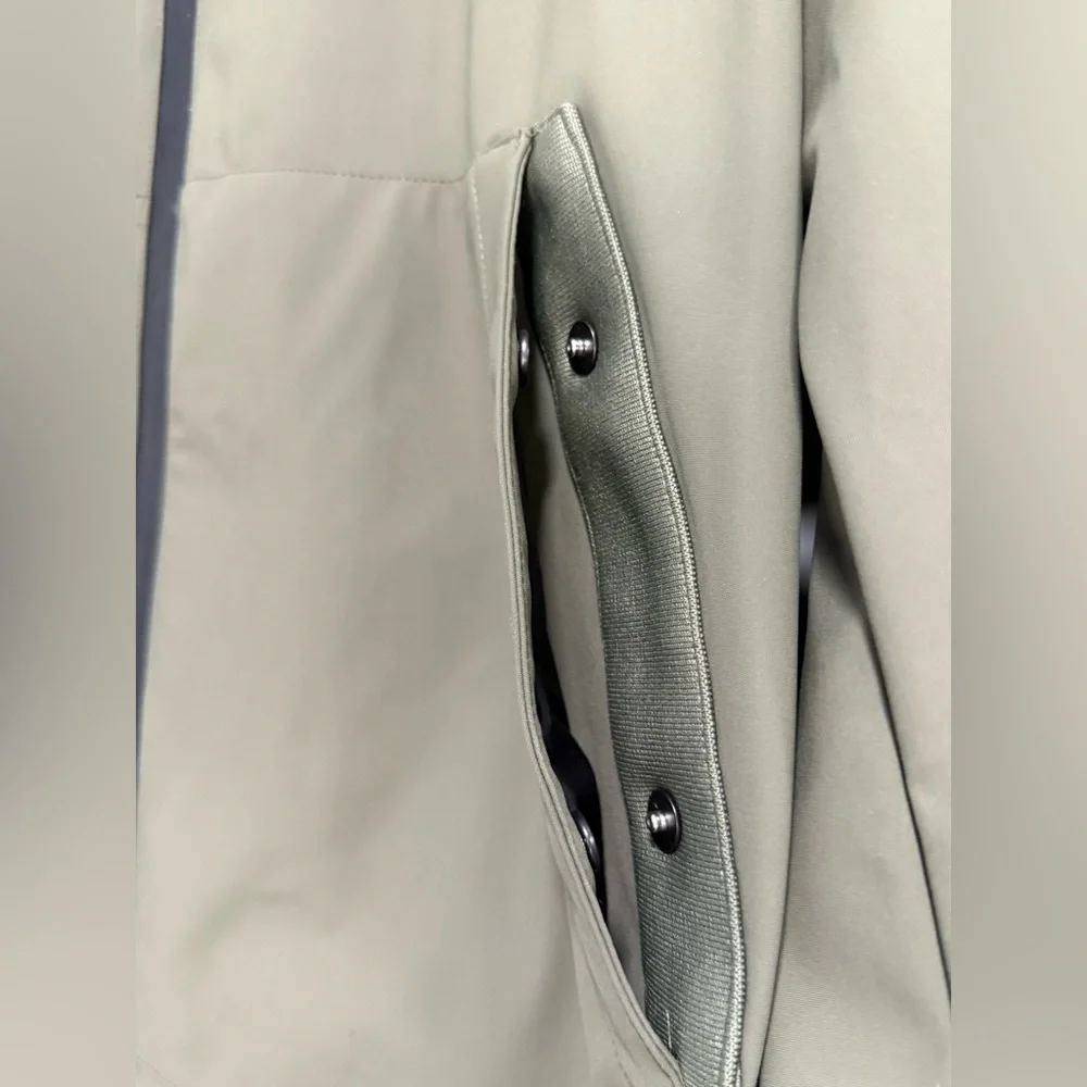 Olive Green Men's Windbreaker Jacket